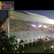 Marquee with lights