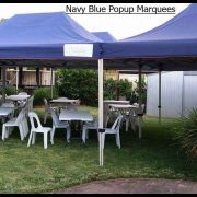 Navy Blue Marquees