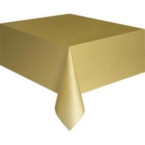 gold table cover