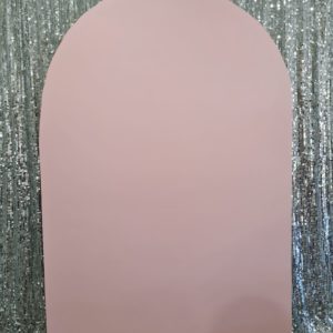 Light pink arch (1.2m W x 1.8m H)